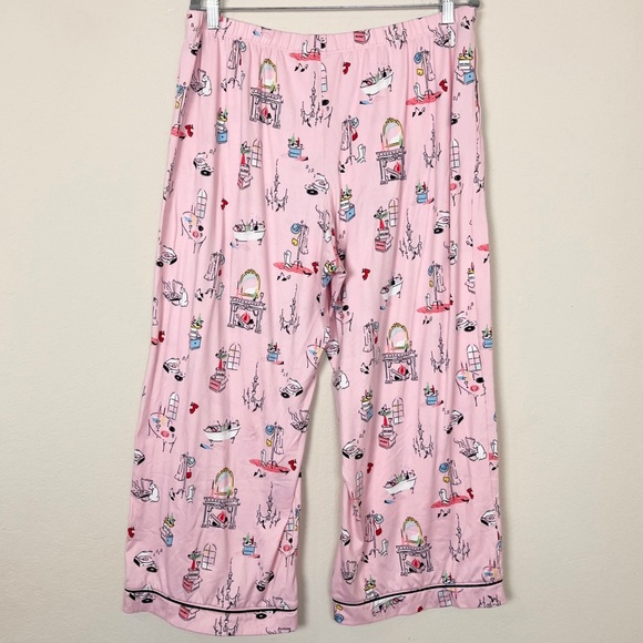Kate Spade Housewarming Pink Cropped 2 Piece
Pajama Set XL - Picture 9 of 11